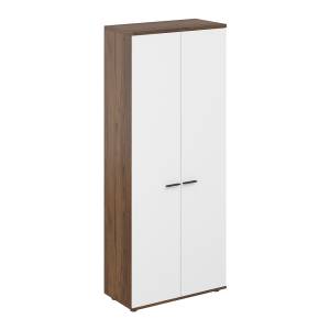 SG.821.DM.WH / Гардероб 800х400х1955, з.ст HDF / корпус: дуб модена; фасады: белый