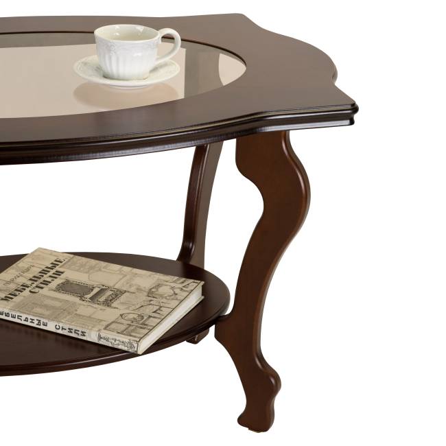 Стол журнальный Берже 1С тёмно-коричневый Стол журнальный Берже 1С тёмно-коричневый