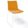 Стул пластиковый Kanvas S горчичный 500х500х790 мм