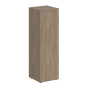 SG.826.OD.OD.L / Гардероб 600х600х1955, з.ст ЛДСП 16 мм, левый / корпус: дуб темный; фасад: дуб темный