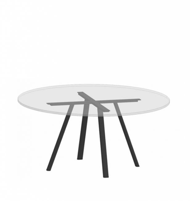 Стол ламинированный Surfy Hub 2027 Ø1200х740 мм