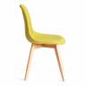 Стул CINDY SOFT (mod. C1021F1-1) фактурный велюр/дерево бук, 55 х 48 х 83 см, Светло-зеленый LY1701-8 / натуральный (Комплект из 4 шт.) Светло-зеленый LY1701-8 / натуральный фактурный велюр/дерево бук