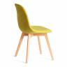 Стул CINDY SOFT (mod. C1021F1-1) фактурный велюр/дерево бук, 55 х 48 х 83 см, Светло-зеленый LY1701-8 / натуральный (Комплект из 4 шт.) Светло-зеленый LY1701-8 / натуральный фактурный велюр/дерево бук