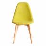 Стул CINDY SOFT (mod. C1021F1-1) фактурный велюр/дерево бук, 55 х 48 х 83 см, Светло-зеленый LY1701-8 / натуральный (Комплект из 4 шт.) Светло-зеленый LY1701-8 / натуральный фактурный велюр/дерево бук