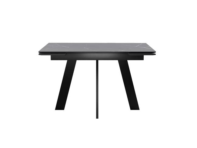 Стол DikLine SKM110 Керамика Серый мрамор/опоры черные Стол DikLine SKM110 Керамика Серый мрамор/опоры черные