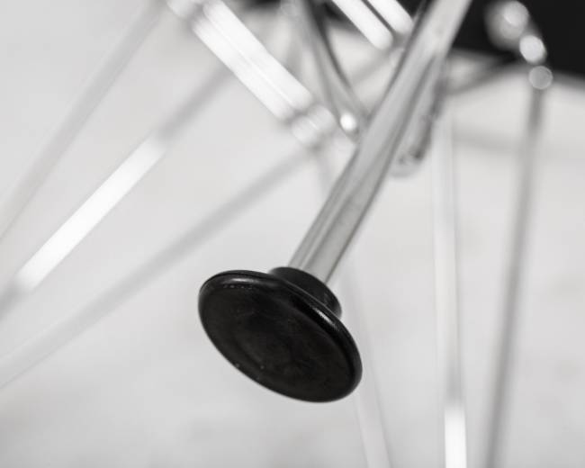 Набор 4 шт Стул обеденный DOBRIN BUTTERFLY CHROME, ножки хром, цвет кремовый