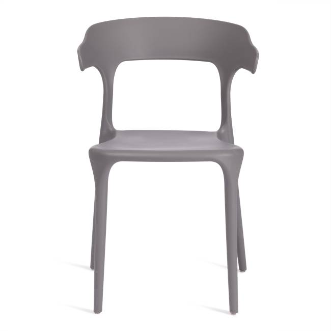 Стул Ton/Тон (мод. PC33)/2 шт. в упаковке пластик, 48х48х74см, темно-серый NX-GR-20) (Комплект из 2 шт.) темно-серый пластик