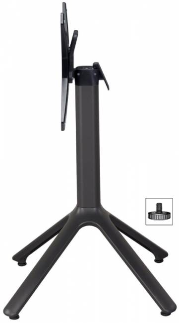 Подстолье металлическое складное Nemo антрацит 510х510х730 мм