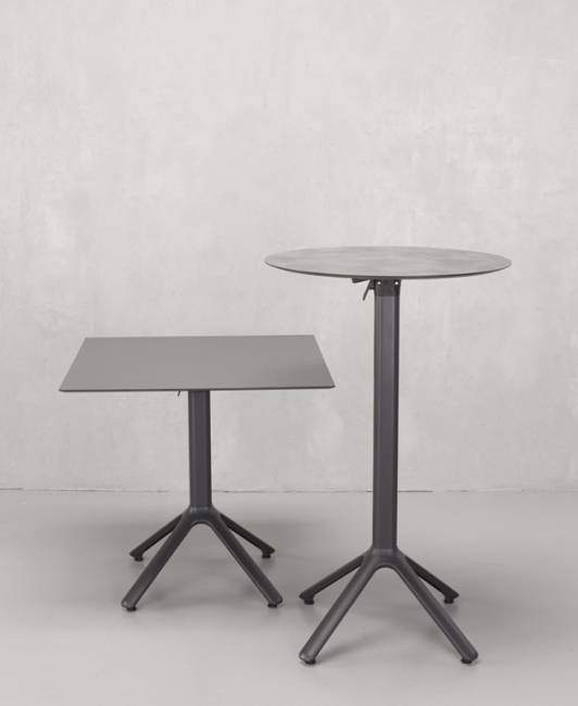 Подстолье металлическое складное Nemo антрацит 510х510х730 мм