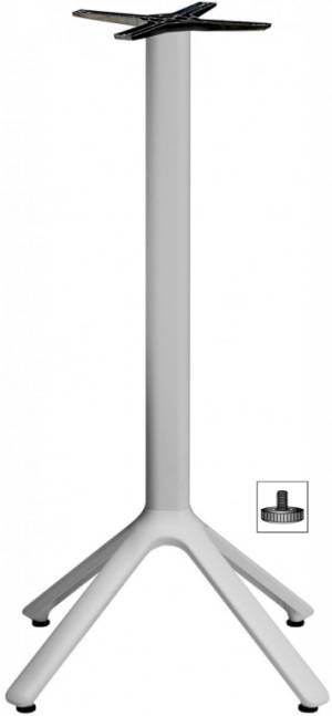 Подстолье барное Nemo серебристый 510х510х1090 мм