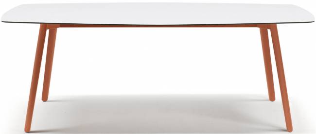 Стол ламинированный Squid терракотовый, белый 2090х1080х730 мм