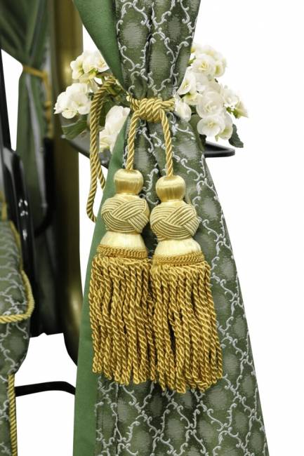 Качели садовые  «Княгиня», четырехместные, фисташка