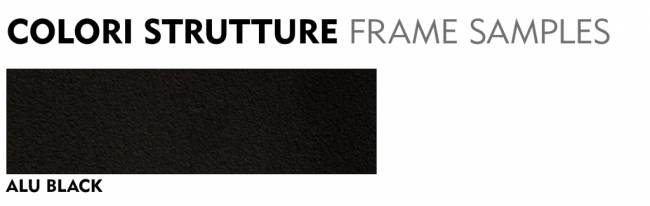 Столик металлический кофейный Island черный 550х450х400 мм