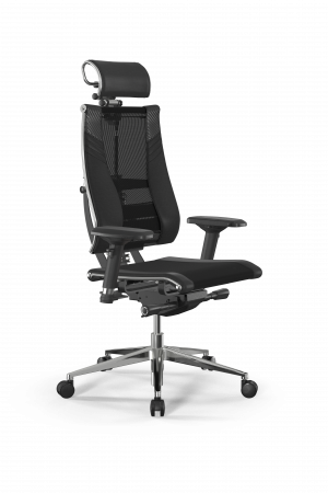 Кресло Y 4DF B2-15D - YM93+Infinity+carbon /Kc14/Nc09/D04P/H2cL-3D(M26.B32.G25.W03), черный