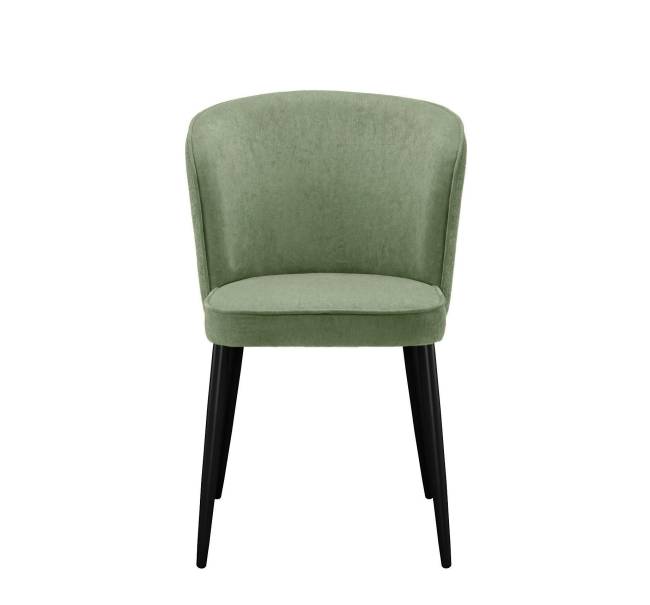 Стул DikLine 347 P10/L08 зеленый, ножки черные