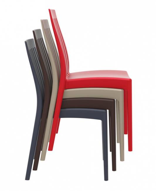 Стул пластиковый Soho белый 450х550х890 мм