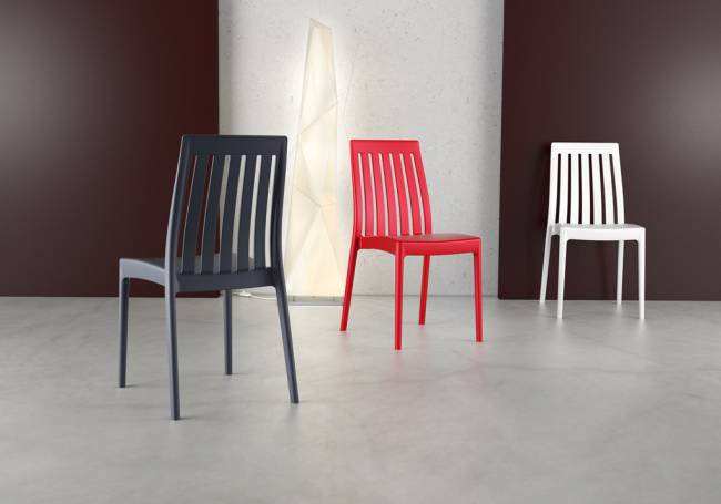 Стул пластиковый Soho белый 450х550х890 мм