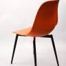 Стул Туссе чёрный /оранжевый