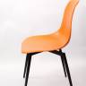 Стул Туссе чёрный /оранжевый