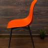 Стул Туссе чёрный /оранжевый