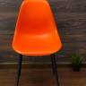 Стул Туссе чёрный /оранжевый