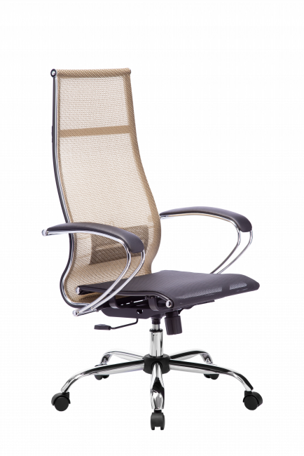 Кресло МЕТТА-7(MPRU)/подл.131/осн.003, золотой ротанг