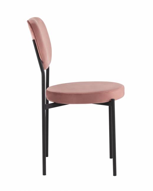 Стул Барбара NEW велюр пыльно-розовый