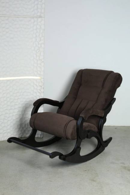 Кресло-качалка Родос, ткань шоколад
