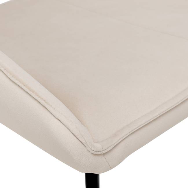 Стул Leset Галвес 360 (поворотный механизм) Бежевый Чёрный