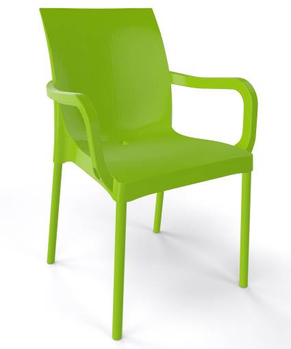 Кресло пластиковое Iris B 550х540х880 мм