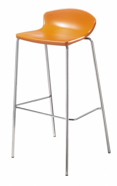 Стул пластиковый полубарный Easy 67 370х360х670 мм