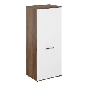 SG.822.DM.WH / Гардероб 800х600х1955, з.ст HDF / корпус: дуб модена; фасады: белый