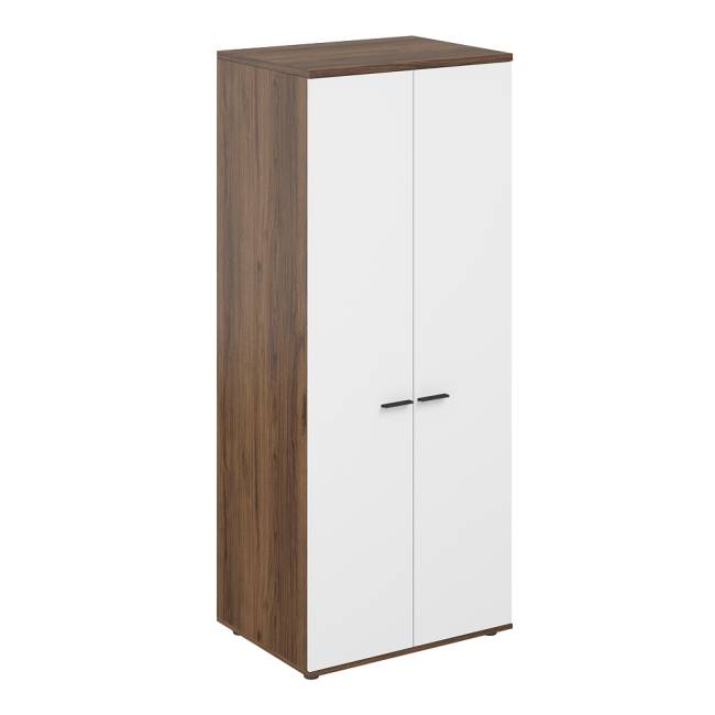 SG.822.DM.WH / Гардероб 800х600х1955, з.ст HDF / корпус: дуб модена; фасады: белый