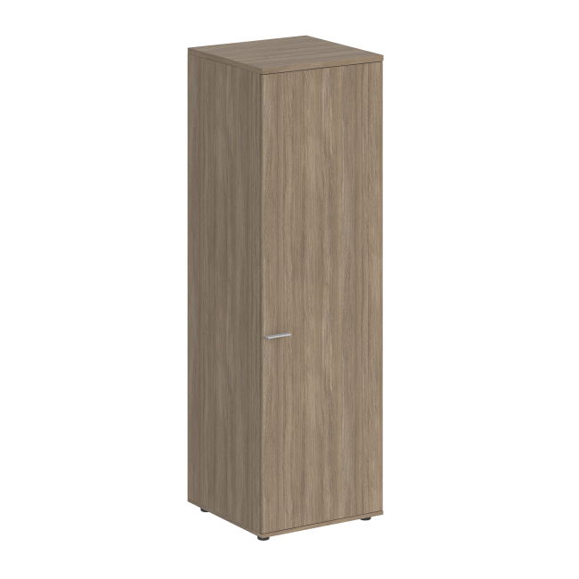 SG.826.OD.OD.R / Гардероб 600х600х1955, з.ст ЛДСП 16 мм, правый / корпус: дуб темный; фасад: дуб темный