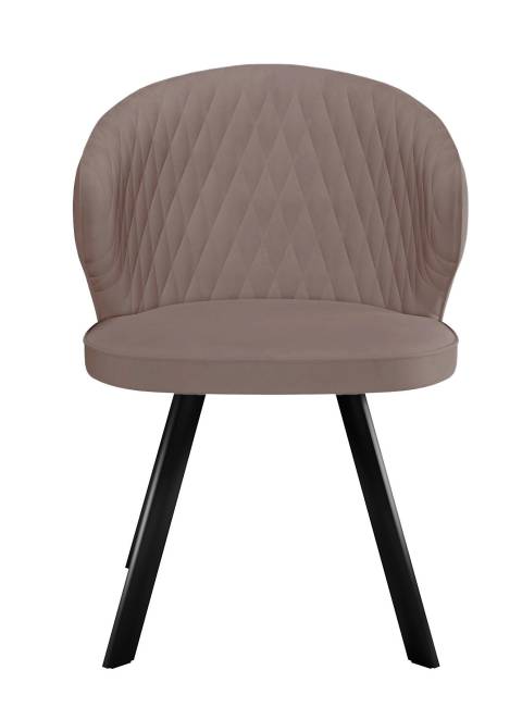 Стул DikLine 249 поворотный, B5 LATTE, ножки черные