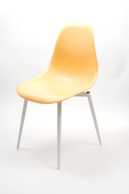 Стул Туссе белый /персиковый