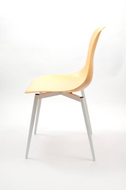 Стул Туссе белый /персиковый