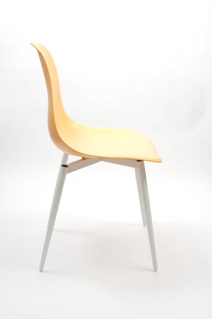 Стул Туссе белый /персиковый