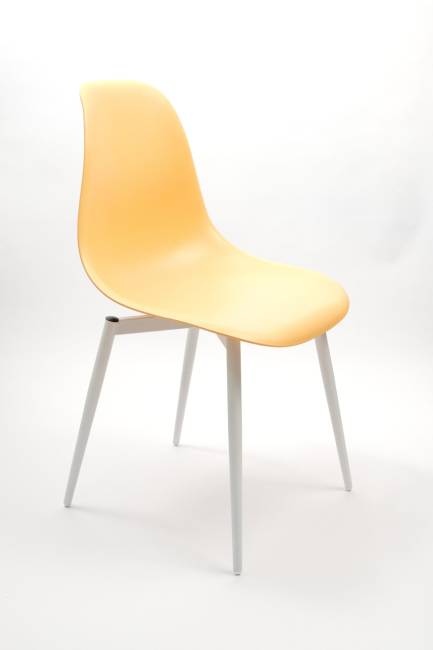 Стул Туссе белый /персиковый