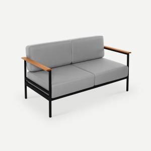 Диван Ratio wood 2ps (с упаковкой) RAL 9005, Zimmy 993 Диван Ratio wood 2ps (с упаковкой) RAL 9005, Zimmy 993