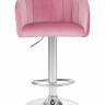 Стул барный DOBRIN DARCY, розовый велюр (1922-16)