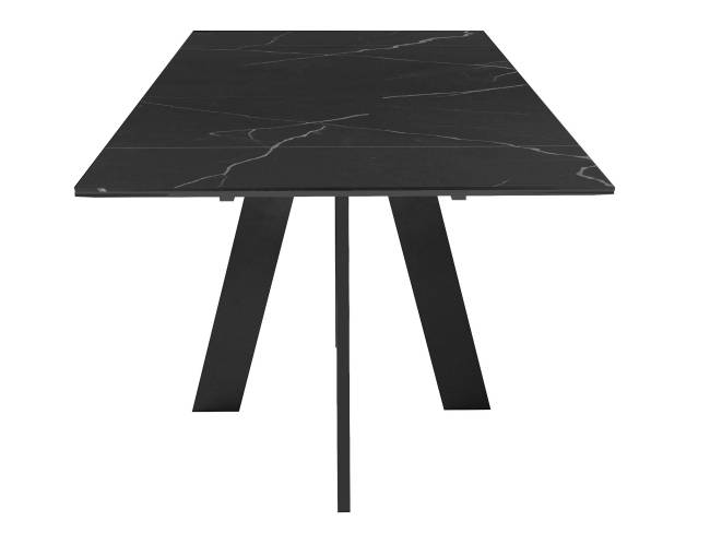 Стол DikLine SKM110 Керамика Черный мрамор/опоры черные Стол DikLine SKM110 Керамика Черный мрамор/опоры черные