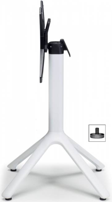 Подстолье металлическое складное Nemo белый 510х510х730 мм