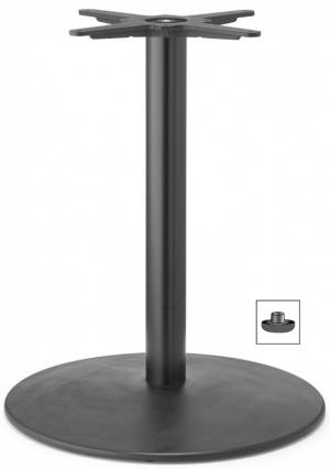 Подстолье металлическое Tiffany XL черный Ø600х730 мм