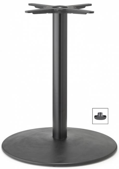 Подстолье металлическое Tiffany XL черный Ø600х730 мм