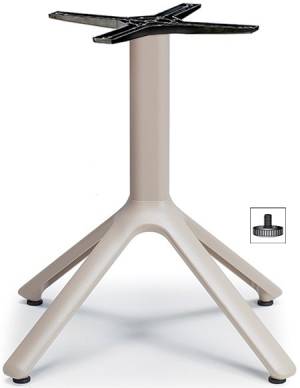 Подстолье металлическое Nemo тортора 510х510х500 мм