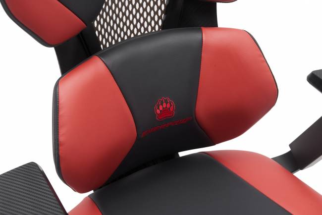 Геймерское кресло Everprof Tiger Экокожа Красный