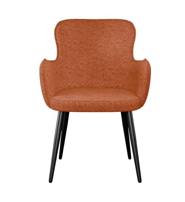 Стул DikLine 503 поворотный NS Rust терракотовый, ножки черные