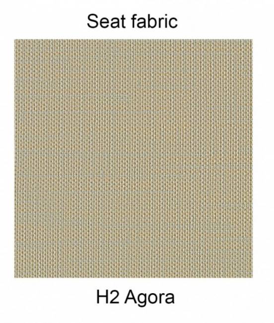 Пуф с подушкой Flap терракотовый, кремовый 840х840х410 мм