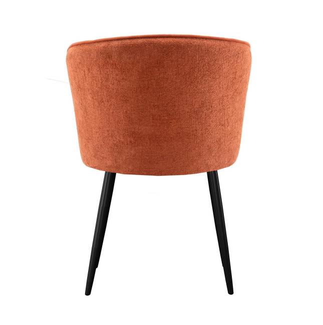 Стул DikLine 347 P09/L05 терракотовый, ножки черные